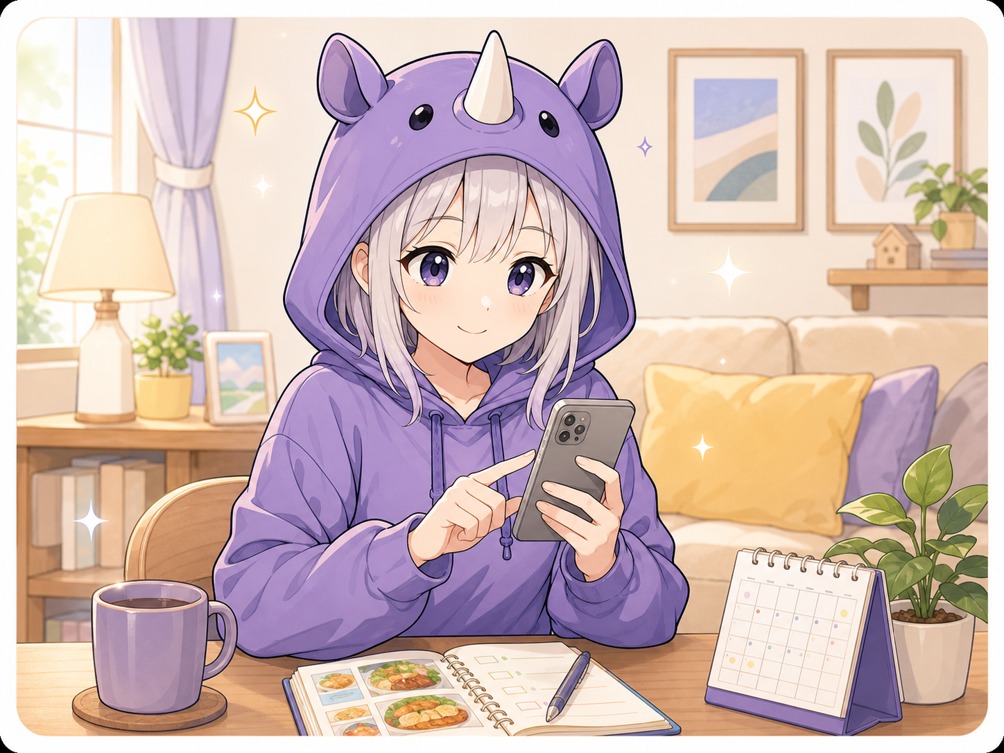 自宅でスマートフォンのAIを日常生活に活用するSAI